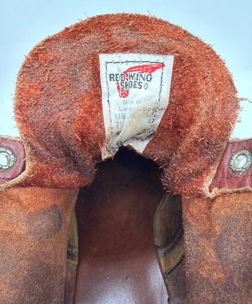 RED WING（レッドウィング）RED WING (レッドウィング) ショートブーツ ブラウン サイズ:UK　6　1/2の古着・服飾アイテム