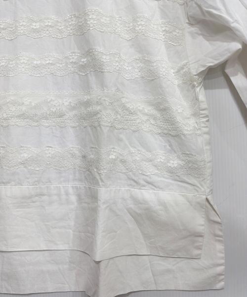 mizuiro-ind（ミズイロインド）mizuiro-ind (ミズイロインド) 長袖ブラウス ホワイト サイズ:-の古着・服飾アイテム