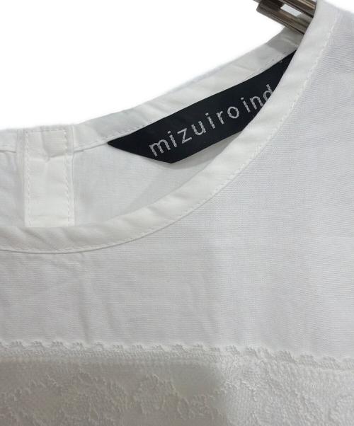 mizuiro-ind（ミズイロインド）mizuiro-ind (ミズイロインド) 長袖ブラウス ホワイト サイズ:-の古着・服飾アイテム
