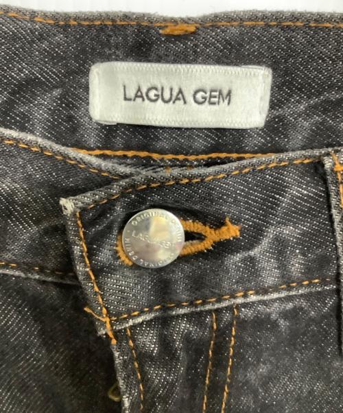 LAGUA GEM（ラグアジェム）LAGUA GEM (ラグアジェム) デニムパンツ ブラック サイズ:25の古着・服飾アイテム