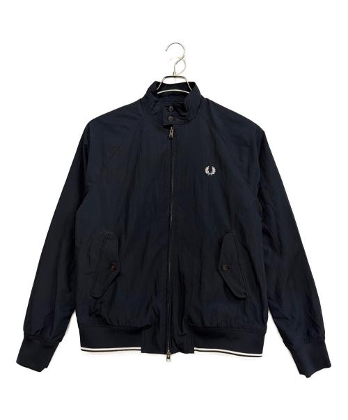 FRED PERRY（フレッドペリー）FRED PERRY (フレッドペリー) リンクル ハリントン ジャケット ネイビー サイズ:Mの古着・服飾アイテム