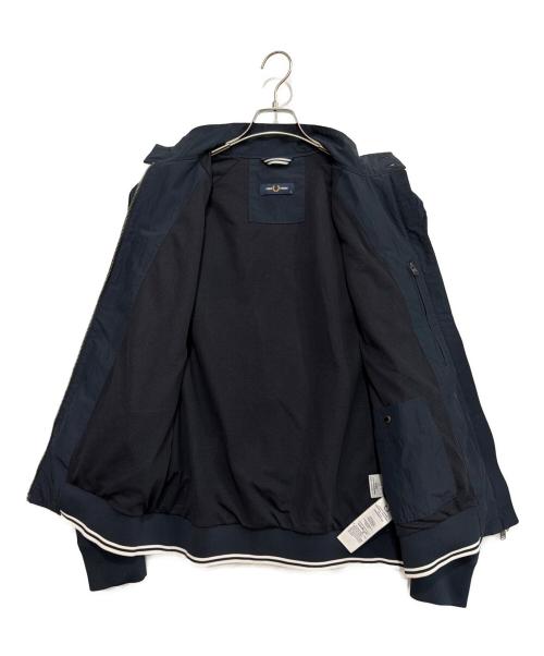 FRED PERRY（フレッドペリー）FRED PERRY (フレッドペリー) リンクル ハリントン ジャケット ネイビー サイズ:Mの古着・服飾アイテム