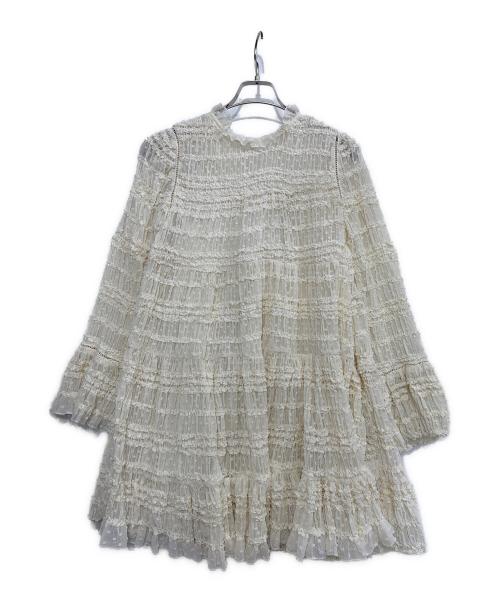 COCODEAL（ココディール）COCODEAL (ココディール) 長袖ワンピース アイボリー サイズ:2の古着・服飾アイテム