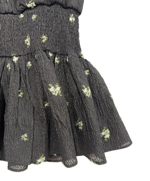 Snidel（スナイデル）Snidel (スナイデル) オフショルフリルブラウス ブラック サイズ:one sizeの古着・服飾アイテム