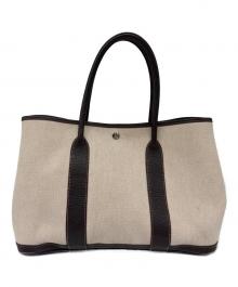 HERMES（エルメス）の古着「トートバッグ」｜ブラウン×ベージュ