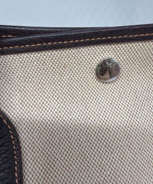 HERMES（エルメス）HERMES (エルメス) トートバッグ ブラウン×ベージュの古着・服飾アイテム