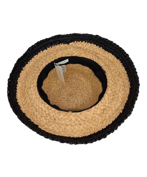 La Maison de Lyllis（ラメゾンドリリス）La Maison de Lyllis (ラメゾンドリリス) ペーパーハット ブラウンの古着・服飾アイテム