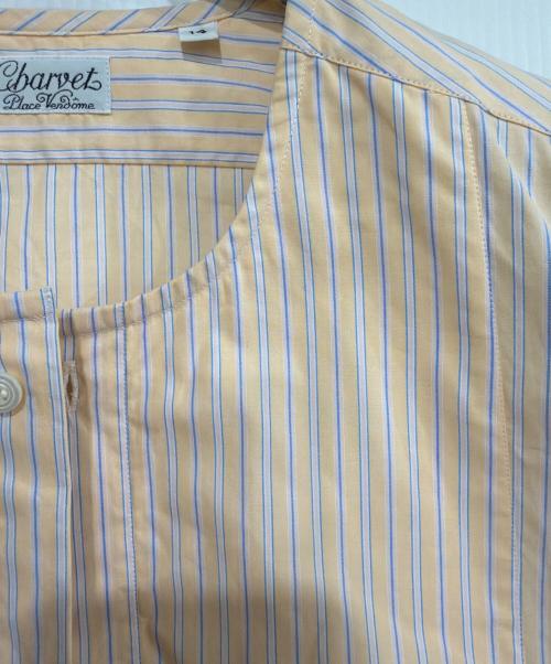Cbarvet（シャルベ）Cbarvet (シャルベ) 長袖シャツ オレンジ サイズ:14の古着・服飾アイテム