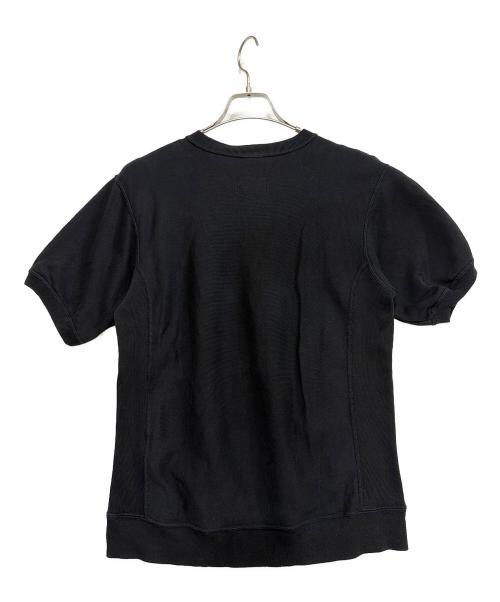 Champion（チャンピオン）Champion (チャンピオン) stussy (ステューシー) 半袖カットソー ブラック サイズ:Sの古着・服飾アイテム