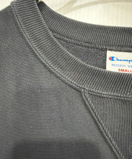 Champion（チャンピオン）Champion (チャンピオン) stussy (ステューシー) 半袖カットソー ブラック サイズ:Sの古着・服飾アイテム