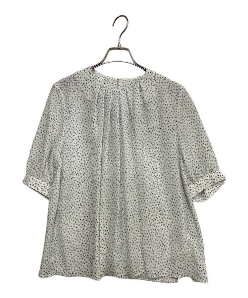 MICHEL KLEIN（ミッシェルクラン）MICHEL KLEIN (ミッシェルクラン) 半袖ブラウス ホワイト サイズ:M 未使用品の古着・服飾アイテム