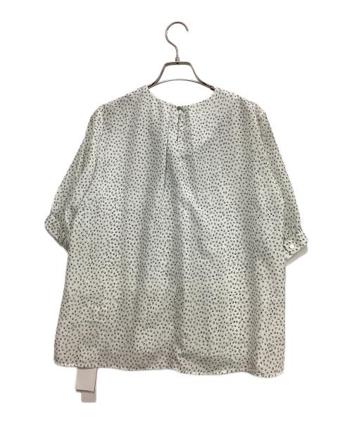 MICHEL KLEIN（ミッシェルクラン）MICHEL KLEIN (ミッシェルクラン) 半袖ブラウス ホワイト サイズ:M 未使用品の古着・服飾アイテム