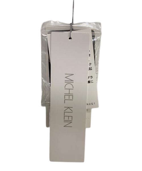 MICHEL KLEIN（ミッシェルクラン）MICHEL KLEIN (ミッシェルクラン) 半袖ブラウス ホワイト サイズ:M 未使用品の古着・服飾アイテム