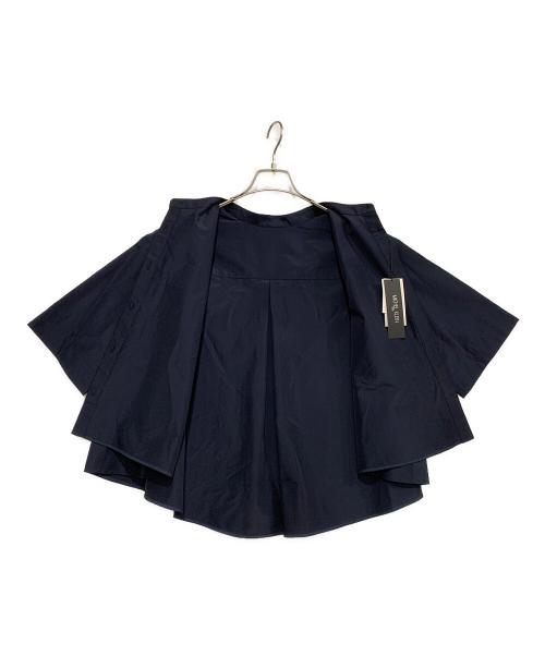 MICHEL KLEIN（ミッシェルクラン）MICHEL KLEIN (ミッシェルクラン) 半袖ブラウス ネイビー サイズ:38の古着・服飾アイテム
