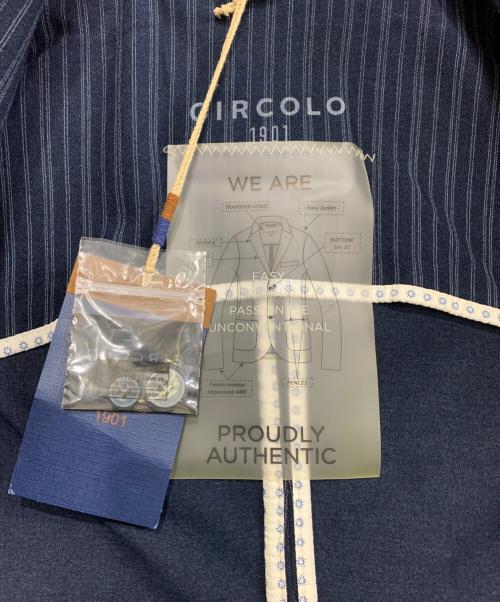 MICHEL KLEIN（ミッシェルクラン）MICHEL KLEIN (ミッシェルクラン) Circolo 1901 (チルコロ1901) ジャケット ネイビー サイズ:48 未使用品の古着・服飾アイテム