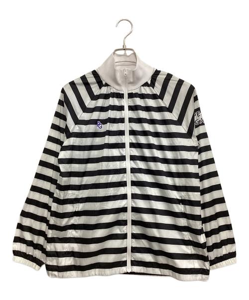 PEARLY GATES（パーリーゲイツ）PEARLY GATES (パーリーゲイツ) ゴルフウェア(トップス) ブラック×グレー サイズ:Mの古着・服飾アイテム