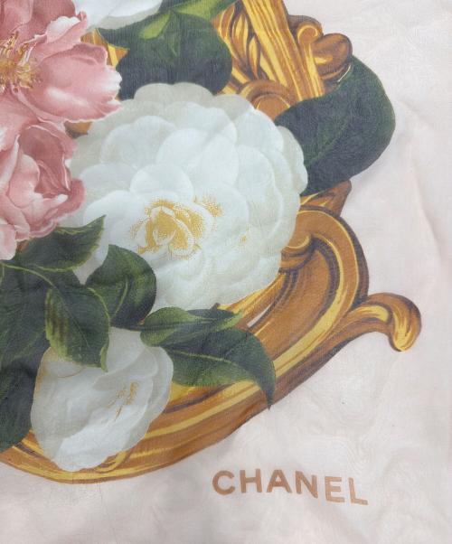 CHANEL（シャネル）CHANEL (シャネル) シルクスカーフ ピンクの古着・服飾アイテム