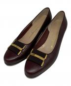 Salvatore Ferragamoサルヴァトーレ フェラガモ）の古着「パンプス」｜ボルドー