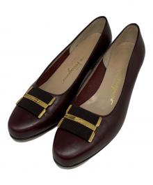 Salvatore Ferragamo（サルヴァトーレ フェラガモ）の古着「パンプス」｜ボルドー