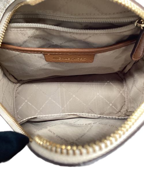 MICHAEL KORS（マイケルコース）MICHAEL KORS (マイケルコース) リュック アイボリー×ブラウンの古着・服飾アイテム