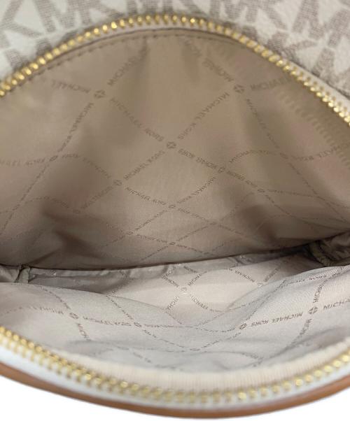MICHAEL KORS（マイケルコース）MICHAEL KORS (マイケルコース) リュック アイボリー×ブラウンの古着・服飾アイテム