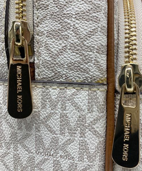 MICHAEL KORS（マイケルコース）MICHAEL KORS (マイケルコース) リュック アイボリー×ブラウンの古着・服飾アイテム