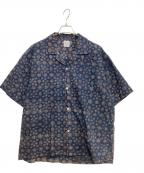 bunai×JOURNAL STANDARD relumeブナイ×ジャーナルスタンダード レリューム）の古着「半袖シャツ」｜ブルー
