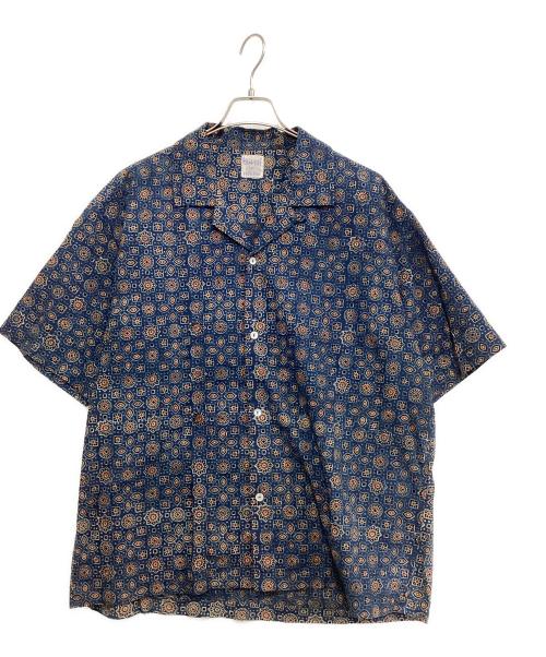 bunai（ブナイ）BUNAI (ブナイ) JOURNAL STANDARD relume (ジャーナルスタンダード レリューム) 半袖シャツ ブルー サイズ:Lの古着・服飾アイテム