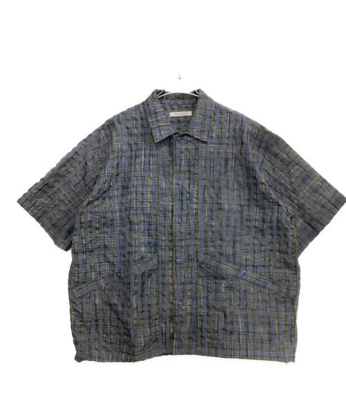 JOURNAL STANDARD relume（ジャーナルスタンダード レリューム）JOURNAL STANDARD relume (ジャーナルスタンダード レリューム) 半袖シャツ ブルー サイズ:Lの古着・服飾アイテム