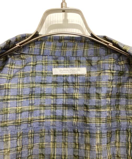 JOURNAL STANDARD relume（ジャーナルスタンダード レリューム）JOURNAL STANDARD relume (ジャーナルスタンダード レリューム) 半袖シャツ ブルー サイズ:Lの古着・服飾アイテム