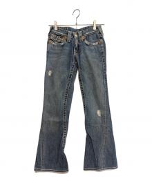 TRUE RELIGION（トゥルー レリジョン）の古着「フレアデニムパンツ」｜インディゴ