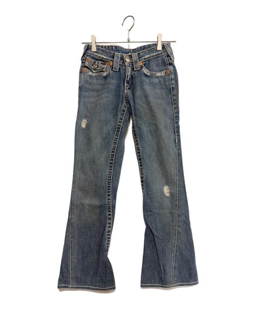 TRUE RELIGION（トゥルー レリジョン）TRUE RELIGION (トゥルー レリジョン) フレアデニムパンツ インディゴ サイズ:24の古着・服飾アイテム
