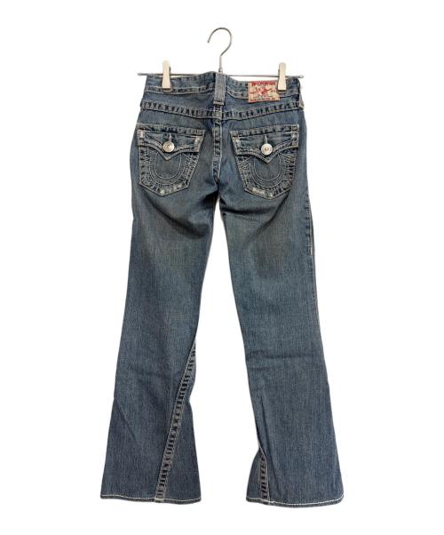 TRUE RELIGION（トゥルー レリジョン）TRUE RELIGION (トゥルー レリジョン) フレアデニムパンツ インディゴ サイズ:24の古着・服飾アイテム