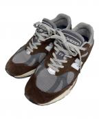 NEW BALANCEニューバランス）の古着「ローカットスニーカー」｜ブラウン×グレー