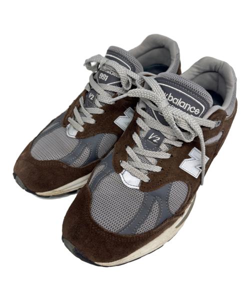 NEW BALANCE（ニューバランス）NEW BALANCE (ニューバランス) ローカットスニーカー ブラウン×グレー サイズ:8　1/2の古着・服飾アイテム