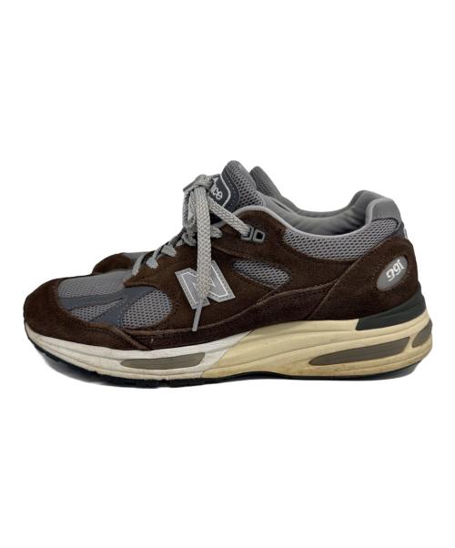 NEW BALANCE（ニューバランス）NEW BALANCE (ニューバランス) ローカットスニーカー ブラウン×グレー サイズ:8　1/2の古着・服飾アイテム