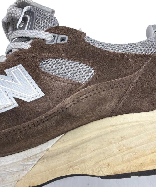 NEW BALANCE（ニューバランス）NEW BALANCE (ニューバランス) ローカットスニーカー ブラウン×グレー サイズ:8　1/2の古着・服飾アイテム