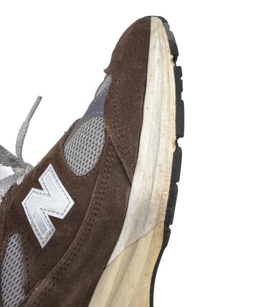 NEW BALANCE（ニューバランス）NEW BALANCE (ニューバランス) ローカットスニーカー ブラウン×グレー サイズ:8　1/2の古着・服飾アイテム
