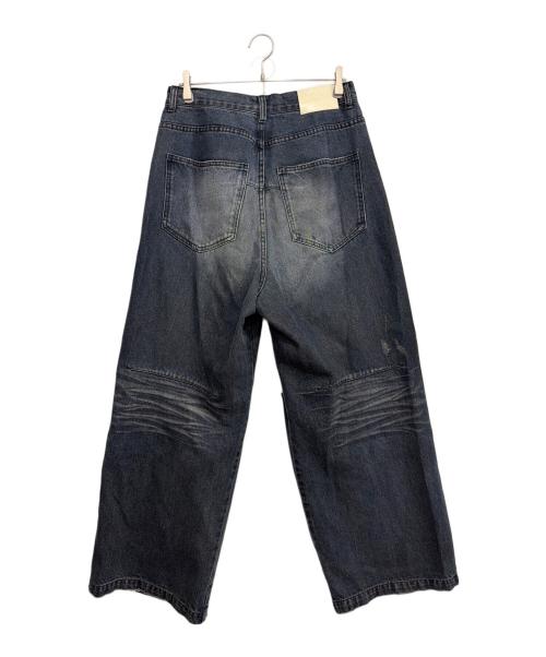 CAMPHOR WOOD（カンファーウッド）camphor wood (カンファーウッド) ダメージ加工デニムパンツ インディゴ サイズ:Mの古着・服飾アイテム