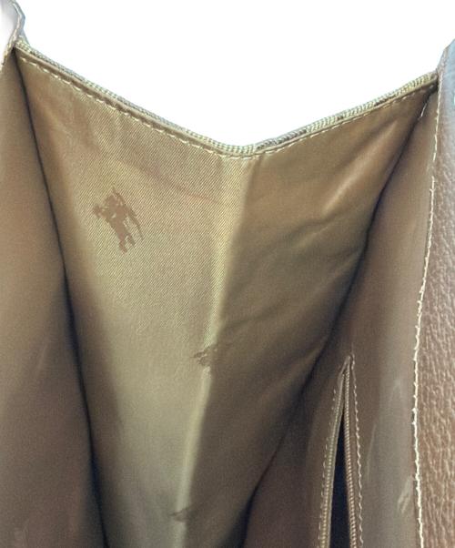 Burberry's（バーバリーズ）Burberry's (バーバリーズ) ハンドバッグ ブラウンの古着・服飾アイテム