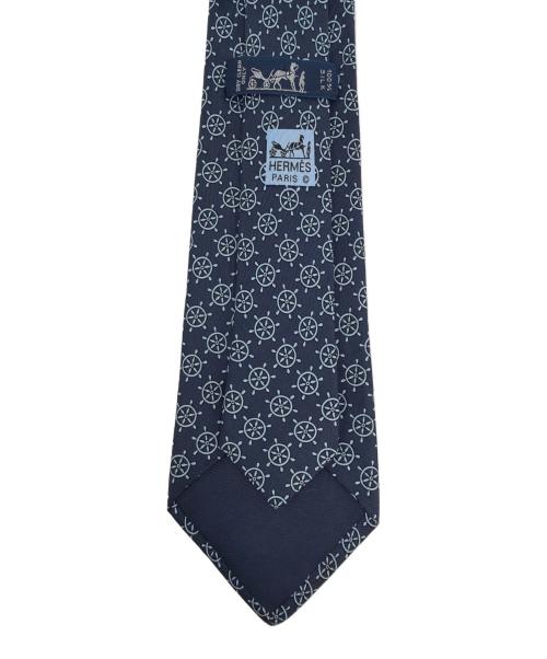 HERMES（エルメス）HERMES (エルメス) ネクタイ ネイビー サイズ:-の古着・服飾アイテム