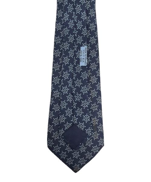 HERMES（エルメス）HERMES (エルメス) ネクタイ ネイビー サイズ:-の古着・服飾アイテム