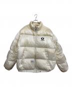 Aape BY A BATHING APEエーエイプ バイ アベイシングエイプ）の古着「ダウンジャケット」｜ホワイト