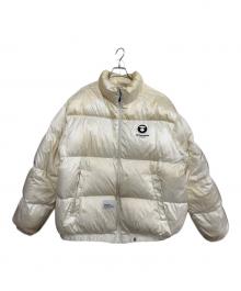 Aape BY A BATHING APE（エーエイプ バイ アベイシングエイプ）の古着「ダウンジャケット」｜ホワイト