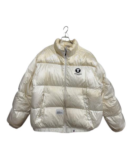 Aape BY A BATHING APE（エーエイプ バイ アベイシングエイプ）AAPE BY A BATHING APE (エーエイプ バイ アベイシングエイプ) ダウンジャケット ホワイト サイズ:XLの古着・服飾アイテム