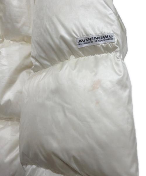 Aape BY A BATHING APE（エーエイプ バイ アベイシングエイプ）AAPE BY A BATHING APE (エーエイプ バイ アベイシングエイプ) ダウンジャケット ホワイト サイズ:XLの古着・服飾アイテム