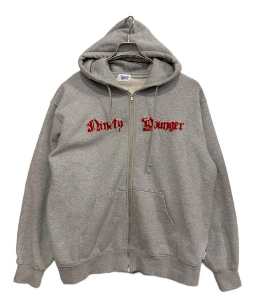 YOUNGER SONG（ヤンガーソング）Younger Song (ヤンガーソング) 9090 (9090) ジップパーカー グレー サイズ:XLの古着・服飾アイテム