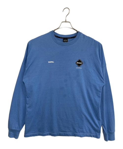 F.C.R.B.（エフシーレアルブリストル）F.C.R.B. (エフシーレアルブリストル) SOPH. (ソフ) 長袖カットソー ブルー サイズ:Mの古着・服飾アイテム