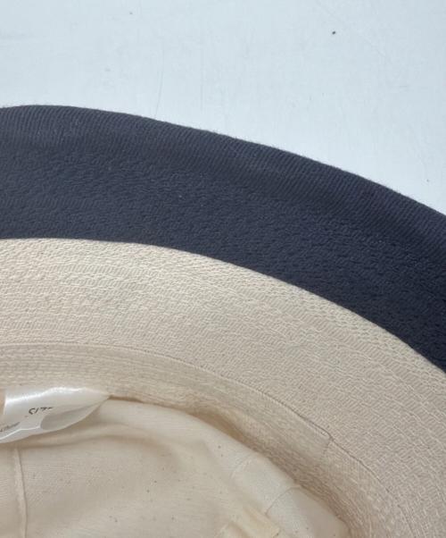 waiper（ワイパー）WAIPER (ワイパー) ハット ホワイト×ネイビー サイズ:Lの古着・服飾アイテム