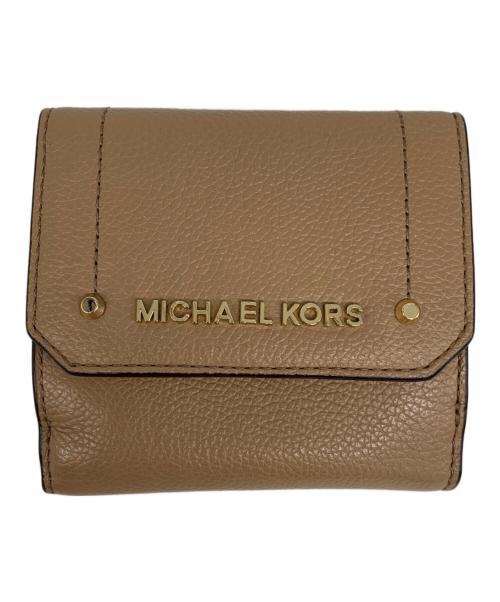 MICHAEL KORS（マイケルコース）MICHAEL KORS (マイケルコース) 3つ折り財布 ブラウンの古着・服飾アイテム